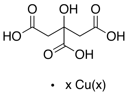 Copper Citrate - Chemical structure and product image