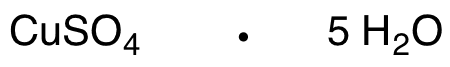 Copper(II) Sulfate Pentahydrate - Chemical structure and product image