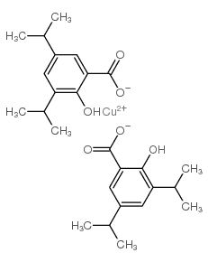 Copper bis-3,5-Diisopropylsalicylate - Chemical structure and product image