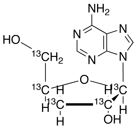 Cordycepin-13C5 - Chemical structure and product image