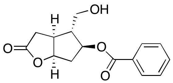 (+)-Corey Lactone Benzoate - Chemical structure and product image