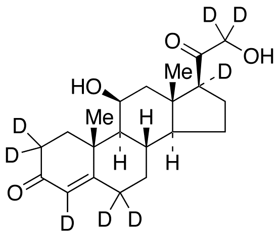 Corticosterone-d8 (Major) - Chemical structure and product image