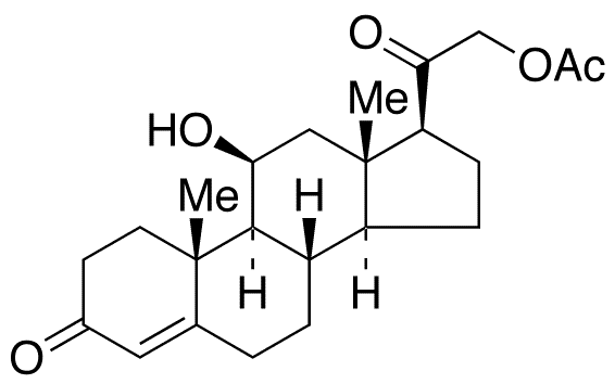 Corticosterone 21-Acetate - Chemical structure and product image