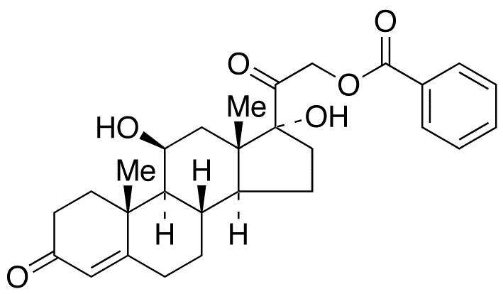Cortisol 21-Benzoate - Chemical structure and product image