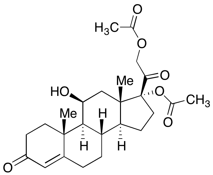 Cortisol 17,21-diacetate - Chemical structure and product image