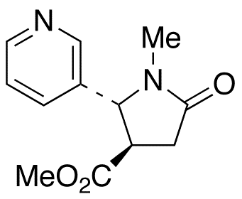 rac trans-4-Cotinine Carboxylic Acid Methyl Ester - Chemical structure and product image