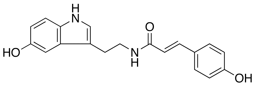N-(p-Coumaroyl) Serotonin - Chemical structure and product image