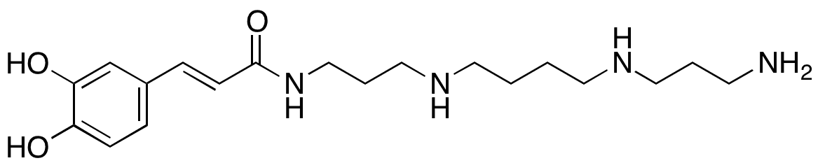 Caffeoylspermine - Chemical structure and product image