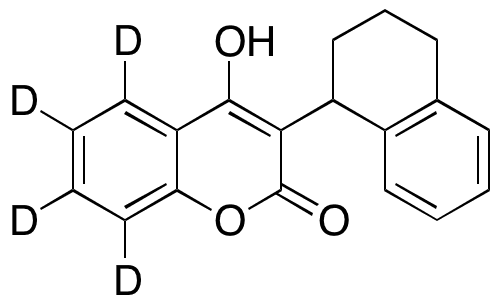 Coumatetralyl-d4 - Chemical structure and product image