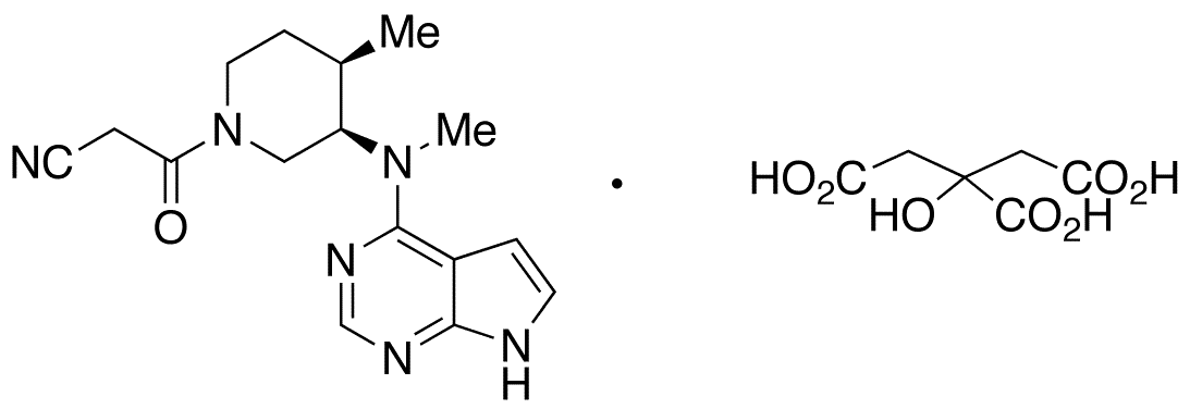 CP-690550 Citrate (Tofacitinib Citrate) - Chemical structure and product image