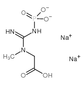 Creatine Phosphate Disodium Salt Tetrahydrate - Chemical structure and product image