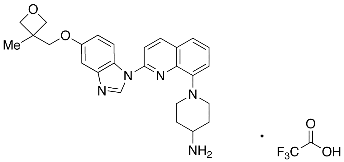 Crenolanib Trifluoroacetic Acid Salt - Chemical structure and product image