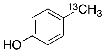 p-Cresol-(methyl-13C) - Chemical structure and product image