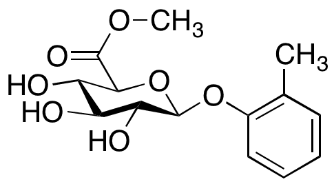 o-Cresol beta-D-Glucuronide Methyl Ester - Chemical structure and product image