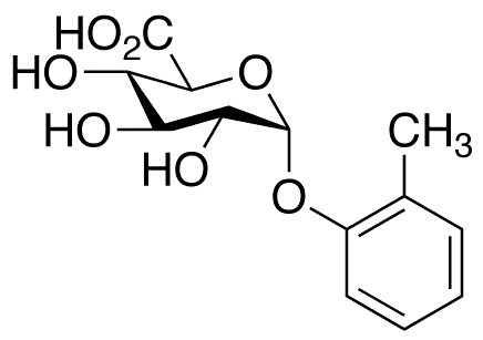 o-Cresol alpha-D-Glucuronide - Chemical structure and product image