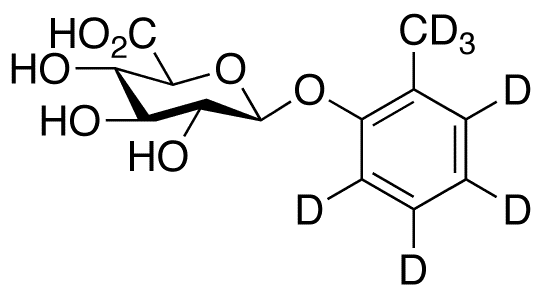 o-Cresol-d7 beta-D-Glucuronide - Chemical structure and product image