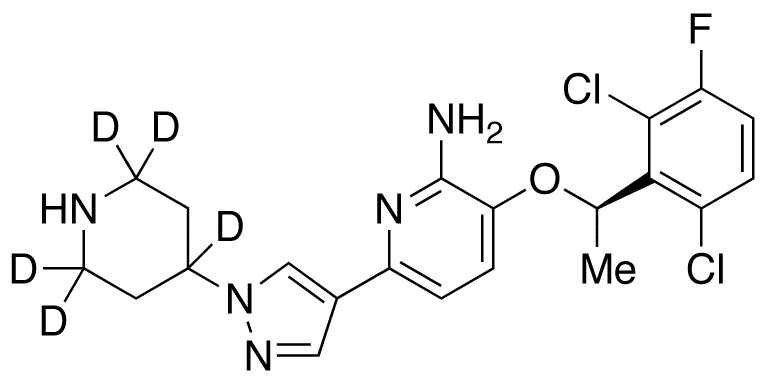 Crizotinib-d5 - Chemical structure and product image