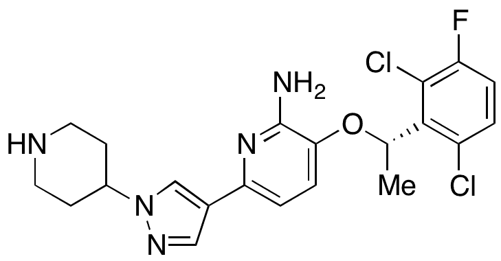 (S)-Crizotinib - Chemical structure and product image