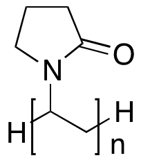 Crospovidone ~40,000 - Chemical structure and product image