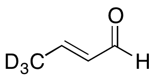 Crotonaldehyde-d3 - Chemical structure and product image