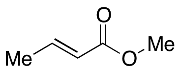 (E)-Crotonic Acid Methyl Ester - Chemical structure and product image