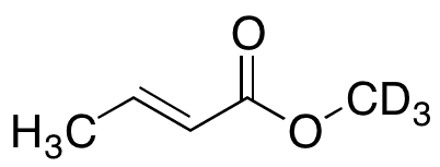 (E)-Crotonic Acid Methyl-d3 Ester - Chemical structure and product image