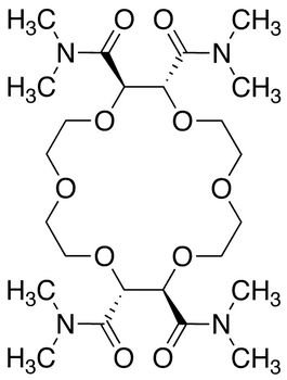 (+)-(18-Crown-6)-2,3,11,12-tetracarboxamide - Chemical structure and product image