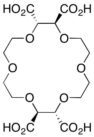 (-)-(18-Crown-6)-2,3,11,12-tetracarboxylic Acid - Chemical structure and product image