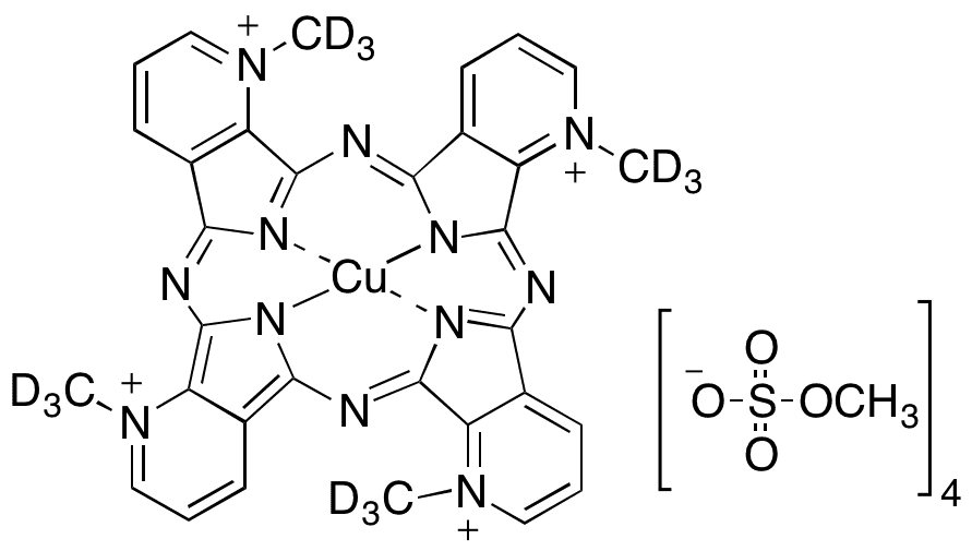 Cuprolinic Blue-d12 - Chemical structure and product image