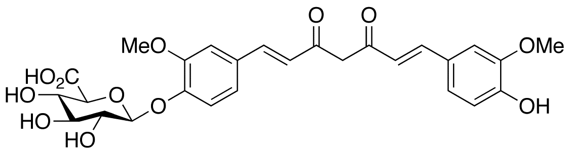 Curcumin beta-D-Glucuronide - Chemical structure and product image