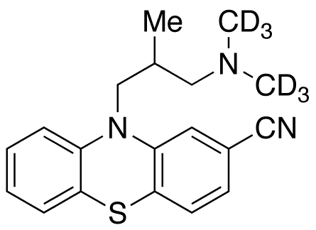 Cyamemazine-d6 - Chemical structure and product image