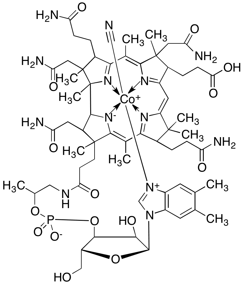 Cyanocobalamin-d-carboxylic Acid - Chemical structure and product image