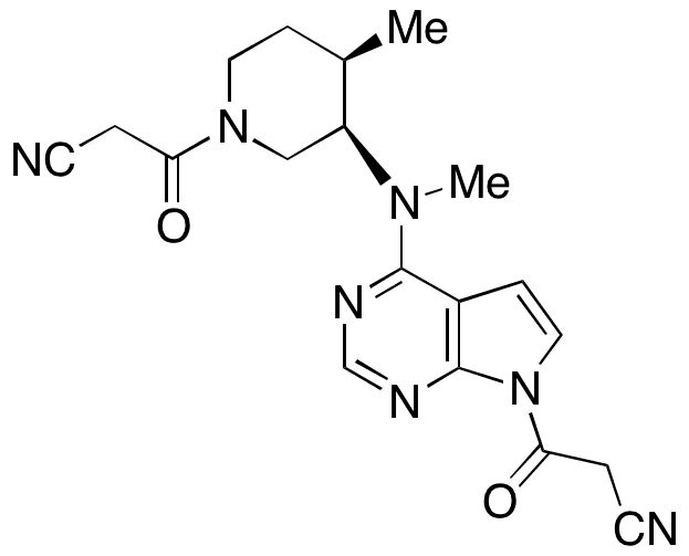 Cyanoacetyl Tofacitinib - Chemical structure and product image