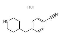 4-(4-Cyanobenzyl)piperidine Hydrochloride - Chemical structure and product image