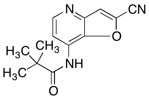 N-(2-Cyanofuro[3,2-b]pyridin-7-yl)pivalamide - Chemical structure and product image