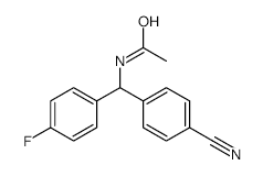 N-[(4-Cyanophenyl)(4-fluorophenyl)methyl]acetamide - Chemical structure and product image