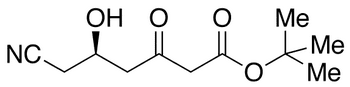 (5R)-6-Cyano-5-hydroxy-3-oxo-hexanoic Acid tert-Butyl Ester - Chemical structure and product image