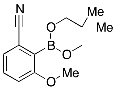2-(5,5-Dimethyl-1,3,2-dioxaborinan-2-yl)-3-methoxy-benzonitrile - Chemical structure and product image