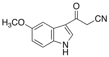 3-Cyanoacetyl-5-methoxyindole - Chemical structure and product image