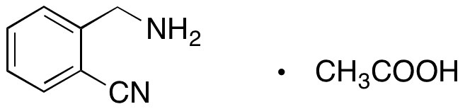2-Cyanobenzylamine Acetic Acid Salt - Chemical structure and product image