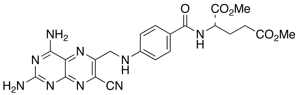 7-Cyanoaminopterin Dimethyl Ester - Chemical structure and product image