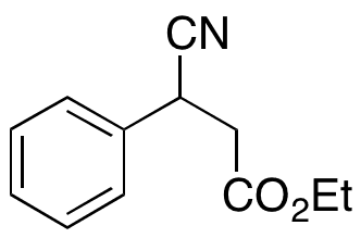 beta-Cyanobenzenepropanoic Acid Ethyl Ester - Chemical structure and product image