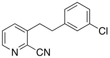 2-Cyano-3-(3-chlorophenylethyl)pyridine - Chemical structure and product image
