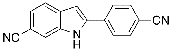 6-Cyano-2-(4-cyanophenyl)indole - Chemical structure and product image