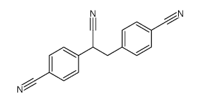 4-[1-Cyano-2-(4-cyanophenyl)ethyl]benzonitrile - Chemical structure and product image