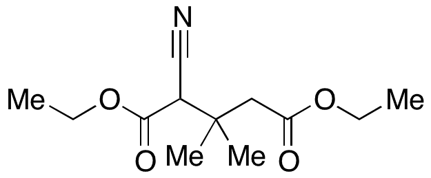 2-Cyano-3,3-dimethyl-pentanedioic Acid 1,5-Diethyl Ester - Chemical structure and product image