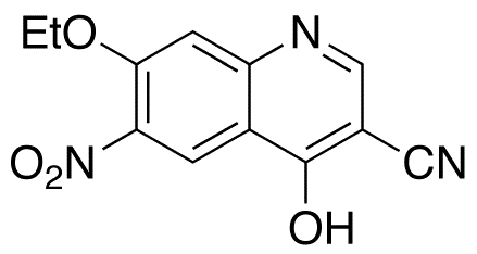 3-Cyano-7-ethoxy-4-hydroxy-6-nitroquinoline - Chemical structure and product image