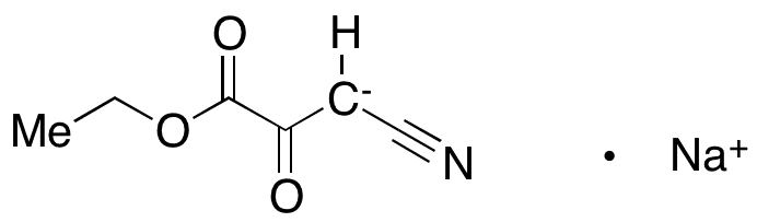 3-Cyano-2-oxo-propionic Acid Ethyl Ester Sodium Salt - Chemical structure and product image