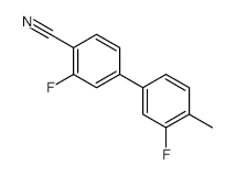 4-Cyano-3,3â€™-difluoro-4â€™-methylbiphenyl - Chemical structure and product image