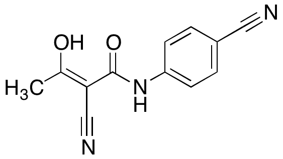 (2Z)-2-Cyano-N-(4-cyanophenyl)-3-hydroxy-2-Butenamide - Chemical structure and product image